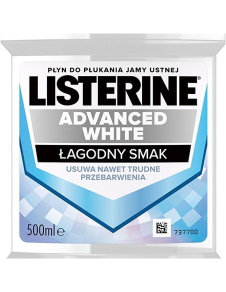 listerine collutorio per igiene orale - 500ml - advanced white: tuttocasashop.live: igiene e cura della persona