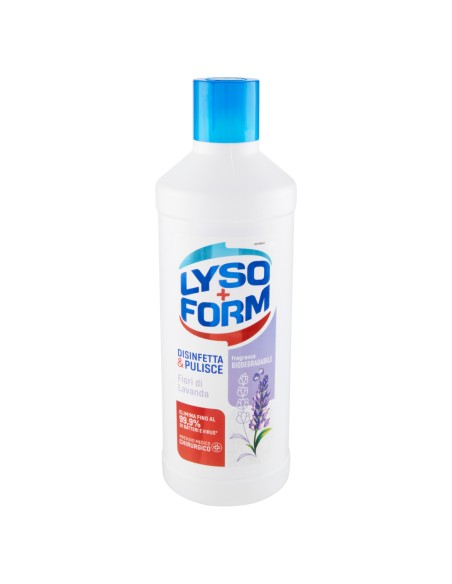 lysoform casa detergente disinfettante - 1100ml - fiori di lavanda: tuttocasashop.live: pulizia e cura della casa