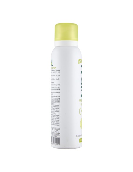 vidal deodorante spray - 150ml - freschezza intesa - bergamotto e zenzero: tuttocasashop.live: igiene e cura della persona