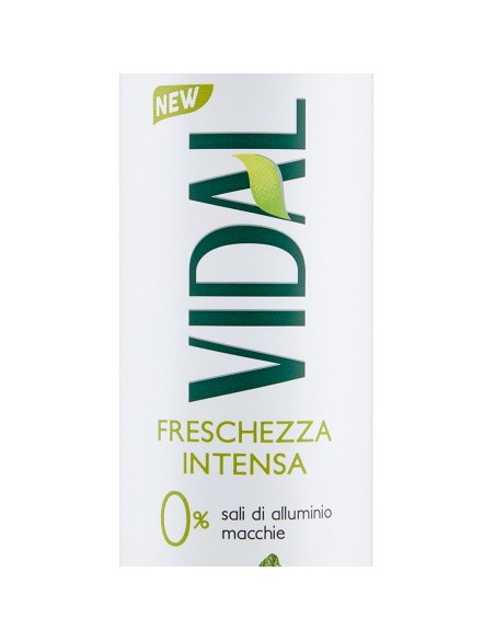 vidal deodorante spray - 150ml - freschezza intesa - bergamotto e zenzero: tuttocasashop.live: igiene e cura della persona