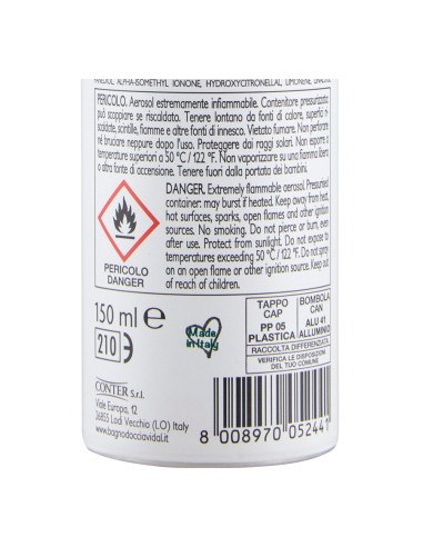 vidal deodorante spray - 150ml - freschezza intesa - bergamotto e zenzero: tuttocasashop.live: igiene e cura della persona