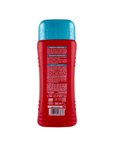 intesa pour homme bagno doccia shampoo - 500ml - fresh - energy boost: tuttocasashop.live: igiene e cura della persona