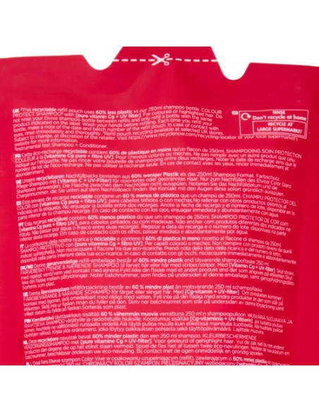 elvive shampoo eco-ricarica 250ml - color vive - per capelli colorati: tuttocasashop.live: igiene e cura della persona