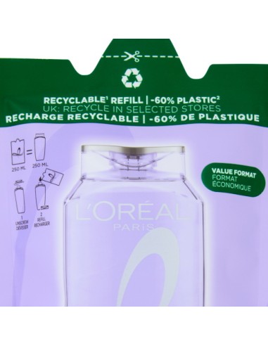 elvive shampoo eco-ricarica 250ml - hydra hyaluronic - idratazione 72h: tuttocasashop.live: igiene e cura della persona