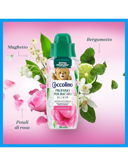 coccolino profumo per bucato elixir - 342ml - prima fioritura: tuttocasashop.live: prodotti per bucato e tessuti