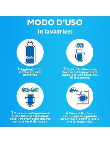 coccolino profumo per bucato elixir - 342ml - prima fioritura: tuttocasashop.live: prodotti per bucato e tessuti