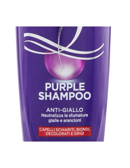 elvive purple shampoo - 200ml - antigiallo - anti-giallo: tuttocasashop.live: igiene e cura della persona