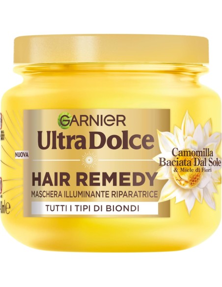 ultra dolce maschera - 340ml - illuminante riparatrice camomilla - biondi: tuttocasashop.live: igiene e cura della persona