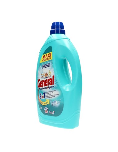 general detersivo lavatrice liquido 60 lavaggi 2400ml - igienizzante: tuttocasashop.live: prodotti per bucato e tessuti
