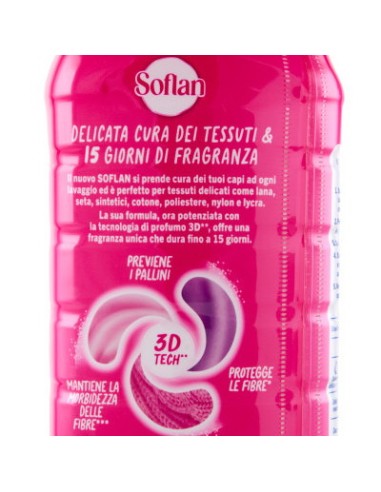 soflan detersivo liquido per capi delicati 28 lavaggi - 900ml - classico: tuttocasashop.live: prodotti per bucato e tessuti