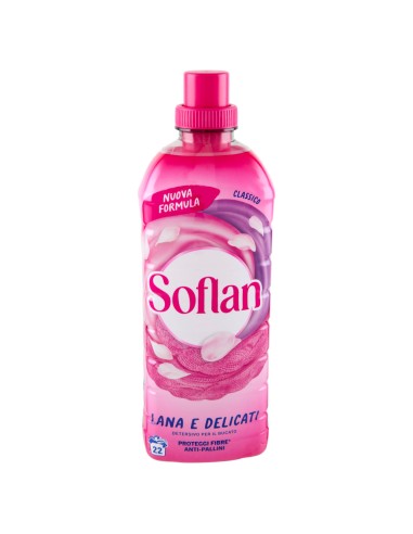 soflan detersivo liquido per capi delicati 28 lavaggi - 900ml - classico: tuttocasashop.live: prodotti per bucato e tessuti