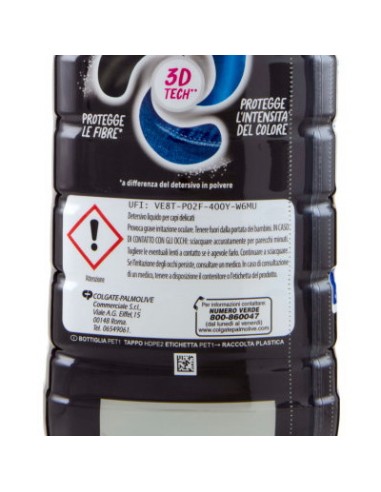 soflan detersivo liquido per capi delicati 28 lavaggi - 900ml - capi neri: tuttocasashop.live: prodotti per bucato e tessuti