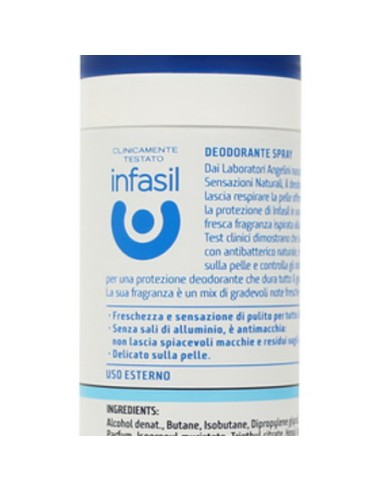 infasil deodorante spray 150ml - freschezza marina: tuttocasashop.live: igiene e cura della persona