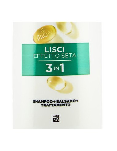 pantene pro-v shampoo balsamo e trattamento - 250ml - lisci setosi: tuttocasashop.live: igiene e cura della persona