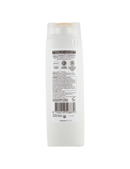 pantene pro-v shampoo balsamo e trattamento - 250ml - ricci: tuttocasashop.live: igiene e cura della persona