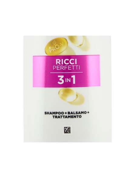 pantene pro-v shampoo balsamo e trattamento - 250ml - ricci: tuttocasashop.live: igiene e cura della persona