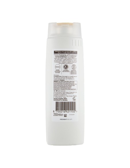 pantene pro-v shampoo - 250ml - rigenera & protegge: tuttocasashop.live: igiene e cura della persona