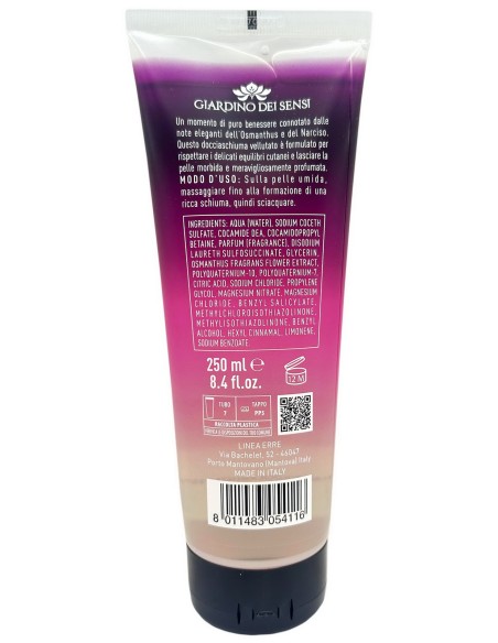 giardino dei sensi doccia shampoo - 250ml - osmanthus e narciso: tuttocasashop.live: igiene e cura della persona
