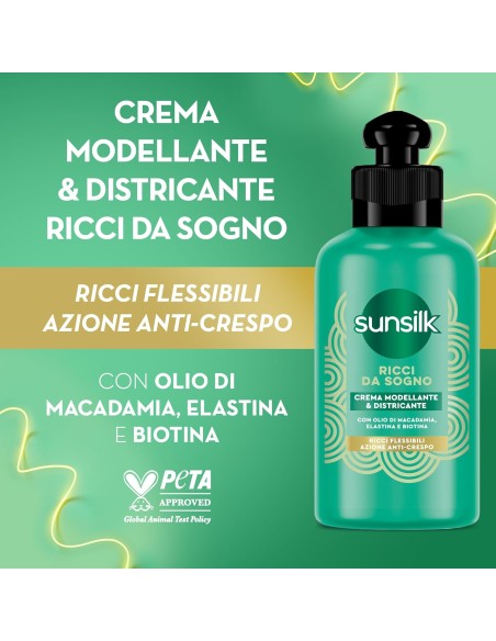sunsilk crema per capelli 200ml - ricc da sogno - modellante e districante: tuttocasashop.live: igiene e cura della persona