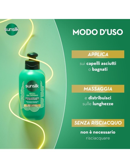sunsilk crema per capelli 200ml - ricc da sogno - modellante e districante: tuttocasashop.live: igiene e cura della persona