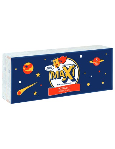 maxi fazzoletti da naso in carta - 3 veli - 10 pacchetti da 9 pezzi: tuttocasashop.live: carta & monouso