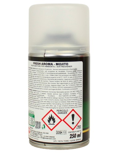 fresh aroma ricarica deodorante per diffusore automatico - 250ml - mojito: tuttocasashop.live: pulizia e cura della casa