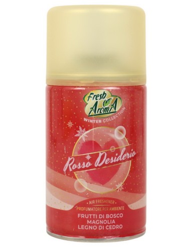 fresh aroma ricarica deodorante diffusore automatico 250ml - rosso desiderio: tuttocasashop.live: pulizia e cura della casa