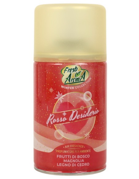 fresh aroma ricarica deodorante diffusore automatico 250ml - rosso desiderio: tuttocasashop.live: pulizia e cura della casa