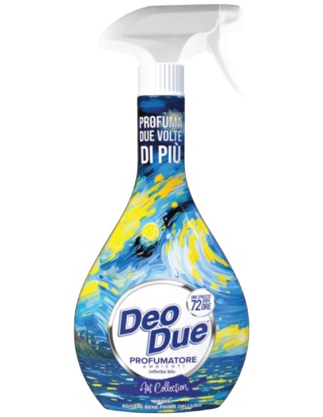 deo due profumatore spray - 600ml - art collection - infinito blu: tuttocasashop.live: pulizia e cura della casa