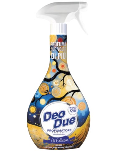 deo due profumatore spray - 600ml - art collection - cerchi di vita: tuttocasashop.live: pulizia e cura della casa