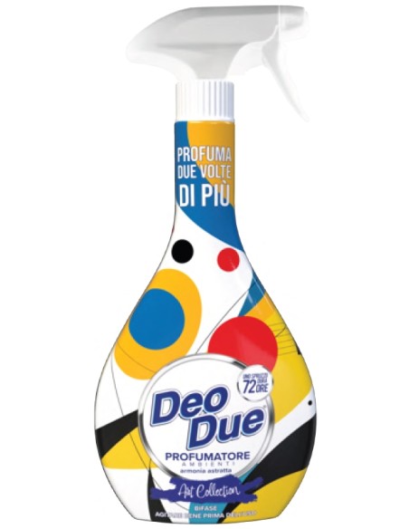 deo due profumatore spray - 600ml - art collection - armonia astratta: tuttocasashop.live: pulizia e cura della casa