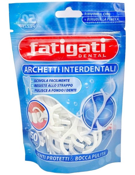 fatigati 50 archetti interdentali per igiene orale: tuttocasashop.live: igiene e cura della persona