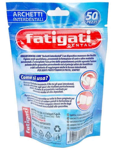 fatigati 50 archetti interdentali per igiene orale: tuttocasashop.live: igiene e cura della persona