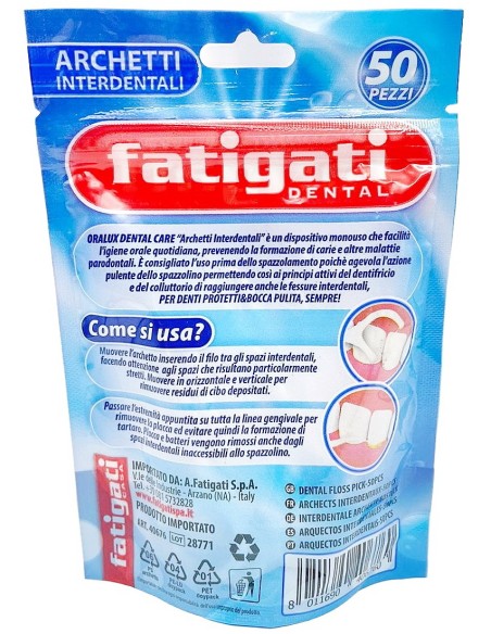 fatigati 50 archetti interdentali per igiene orale: tuttocasashop.live: igiene e cura della persona