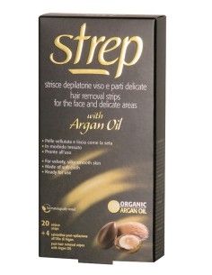 strep 20 strisce depilatorie per viso e parti delicate + 4 post-epilazione: tuttocasashop.live: igiene e cura della persona