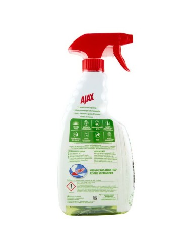ajax sgrassatore spray - 600ml - igienizzante: tuttocasashop.live: pulizia e cura della casa