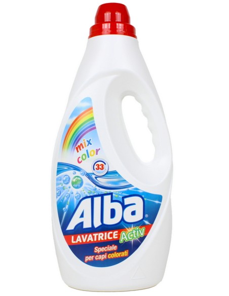 alba detersivo lavatrice liquido 33 lavaggi 1850ml - mix color: tuttocasashop.live: prodotti per bucato e tessuti
