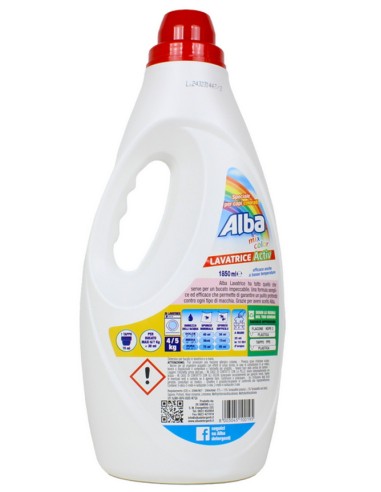 alba detersivo lavatrice liquido 33 lavaggi 1850ml - mix color: tuttocasashop.live: prodotti per bucato e tessuti