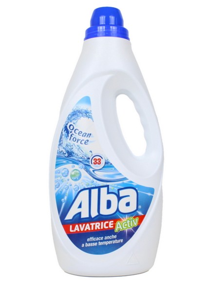 alba detersivo lavatrice liquido 33 lavaggi 1850ml - ocean force: tuttocasashop.live: prodotti per bucato e tessuti