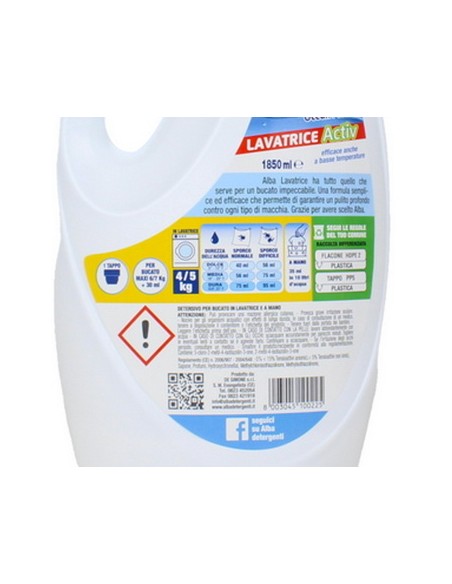 alba detersivo lavatrice liquido 33 lavaggi 1850ml - ocean force: tuttocasashop.live: prodotti per bucato e tessuti