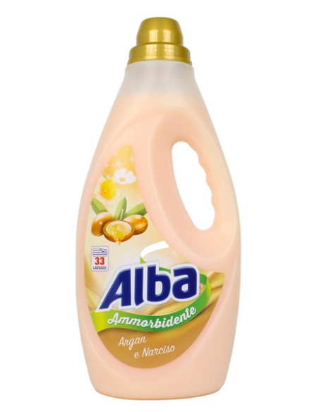alba ammorbidente per bucato - 33 lavaggi - 1850ml - argan e narciso: tuttocasashop.live: prodotti per bucato e tessuti