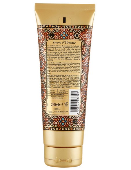 tesori d'oriente doccia schiuma - 250ml - royal oud: tuttocasashop.live: igiene e cura della persona