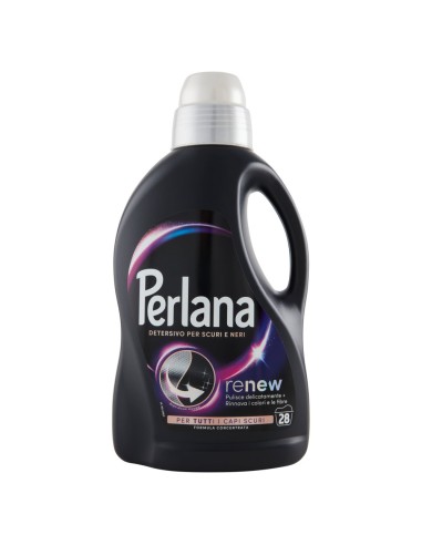 perlana renew detersivo per bucato - 1400ml 28 lavaggi - capi scuri o neri: tuttocasashop.live: prodotti per bucato e tessuti