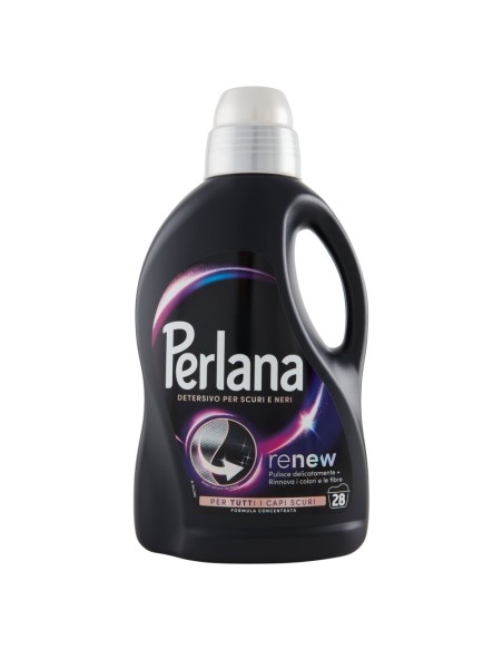 perlana renew detersivo per bucato - 1400ml 28 lavaggi - capi scuri o neri: tuttocasashop.live: prodotti per bucato e tessuti