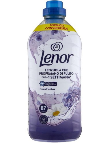 lenor ammorbidente concentrato 87 lavaggi 1827ml - fresca fioritura: tuttocasashop.live: prodotti per bucato e tessuti
