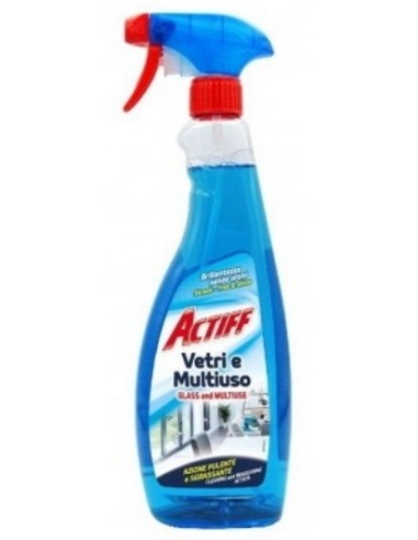 actiff vetri e multiuso - 750ml - detergente multisuperfici: tuttocasashop.live: pulizia e cura della casa