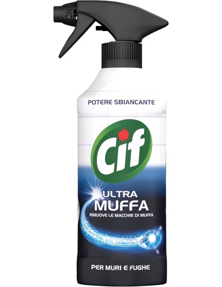 cif ultra muffa - antimuffa spray - 500ml - per muri e fughe: tuttocasashop.live: pulizia e cura della casa