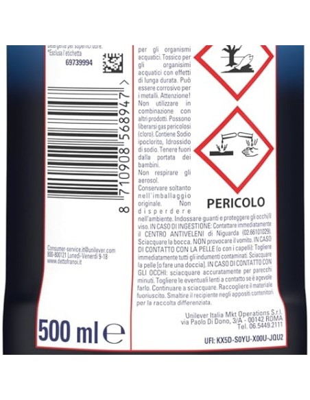 cif ultra muffa - antimuffa spray - 500ml - per muri e fughe: tuttocasashop.live: pulizia e cura della casa