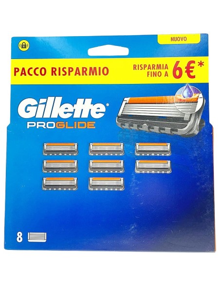 gillette fusion 8 testine ricambio per rasoio fusion - proglide: tuttocasashop.live: igiene e cura della persona
