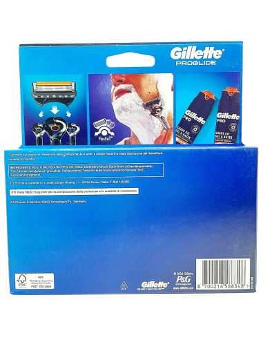 gillette fusion 8 testine ricambio per rasoio fusion - proglide: tuttocasashop.live: igiene e cura della persona